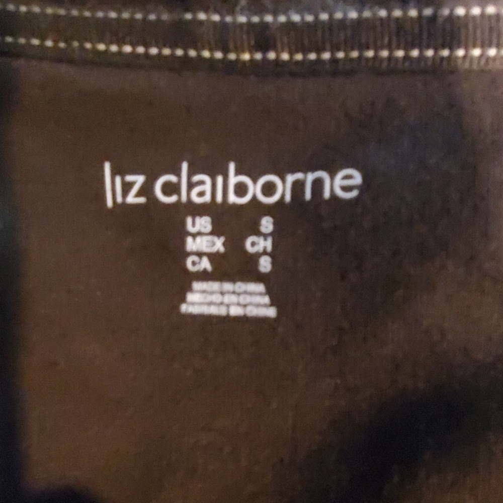 Liz Claiborne Zip Up Sweatshirt - Picture 3 of 3